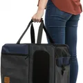 Ďalší obrázok produktu Batoh a nosítko TARA 2v1, 25 x 38 x 50 cm, šedá/modrá (max. 7kg)