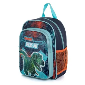 Batoh detský predškolské flitre Premium Dinosaurus
