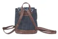 Batoh "Mini Jeans Glossy", modrá-hnedá, PULSE