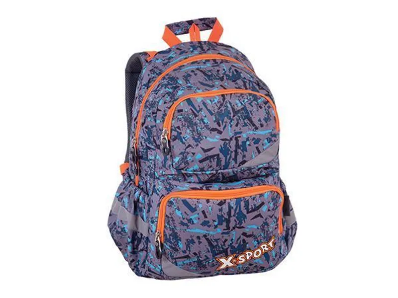 Hlavný obrázok produktu Batoh "X Sport", šedý-oranžový, anatomický, PULSE