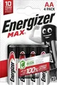 Battéria, AAA (mikrotužková), 4 ks, ENERGIZER Max