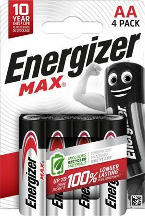 Hlavný obrázok produktu Batterie, AAA (mikrotužková), 4 ks, ENERGIZER "Max"
