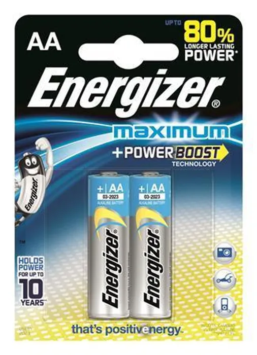 Hlavný obrázok produktu Battery, AA, 2 db, alkáli, ENERGIZER "Max"