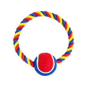 Bavlnený kruh HipHop s tenisákom 6 cm, 18 cm / 140 g červená, modrá, biela
