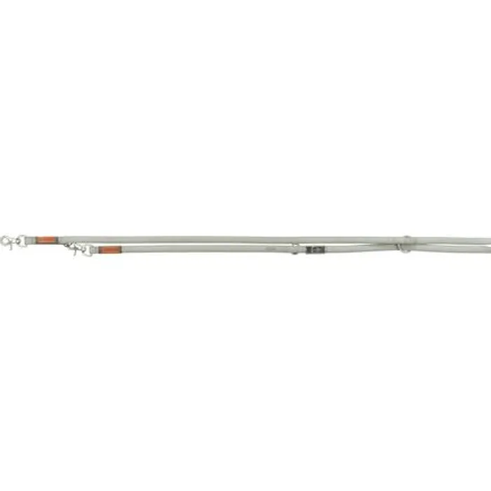 Hlavný obrázok produktu BE NORDIC kožené přepínací vodítko - světle šedá L-XL:2,00m/25mm