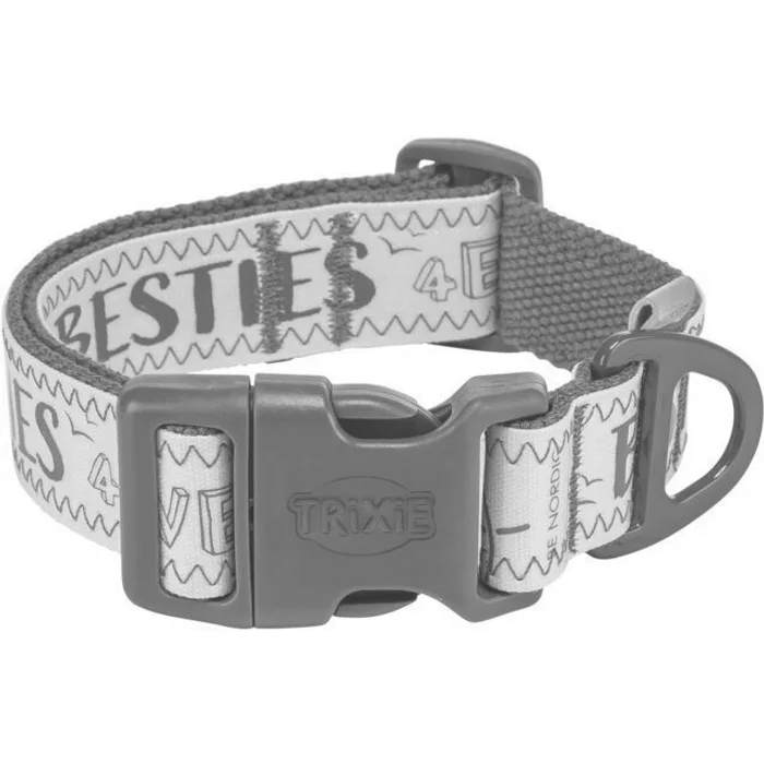 Hlavný obrázok produktu BE NORDIC obojek extra široký, šedáS-M: 32-45 cm/ 30 mm