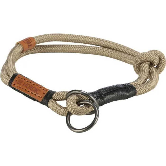 Hlavný obrázok produktu BE NORDIC polostahovací obojek, písková/černá XS-S: 30 cm/ o 6 mm