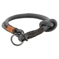BE NORDIC polosťahovací obojok, tmavošedá/hnedá L-XL: 55cm/13mm