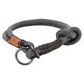 BE NORDIC polosťahovací obojok, tmavošedá/hnedá L-XL: 55cm/13mm