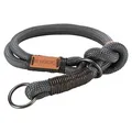 BE NORDIC polosťahovací obojok, tmavošedá/hnedá L-XL: 55cm/13mm