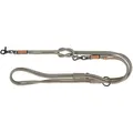 BE NORDIC predlžovacie kožené okrúhle vodítko, XS-L: 2.00 m/ o 8mm, šedá