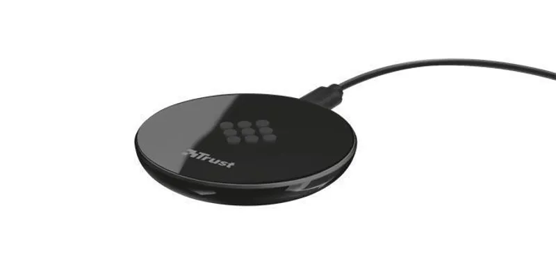 Hlavný obrázok produktu Bezdrátová nabíječka "Primo10", černá, rychlé nabíjení, Qi standard, 10 W, TRUST