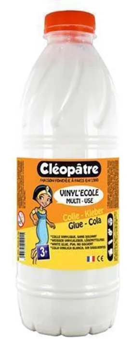 Hlavný obrázok produktu Bílé PVA lepidlo VINYL'ECOLE 1 kg, CLEOPATRE