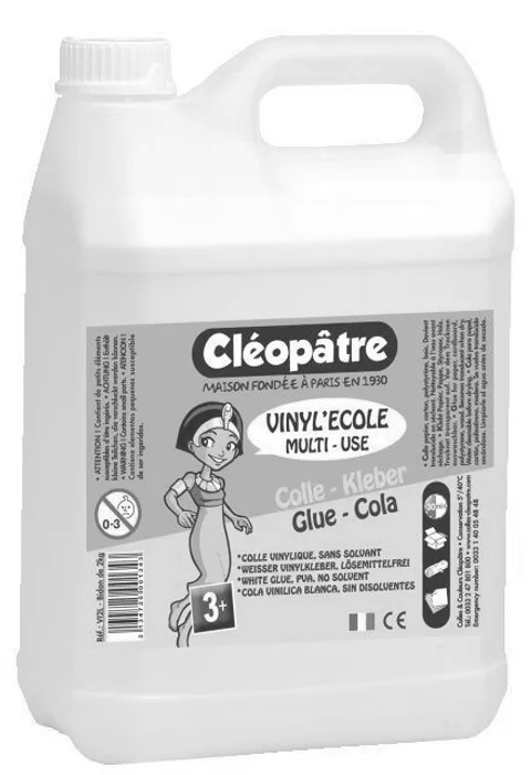 Hlavný obrázok produktu Bílé PVA lepidlo VINYL'ECOLE 2 kg, CLEOPATRE