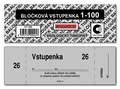Ďalší obrázok produktu Bločková vstupenka 1-100 ET300