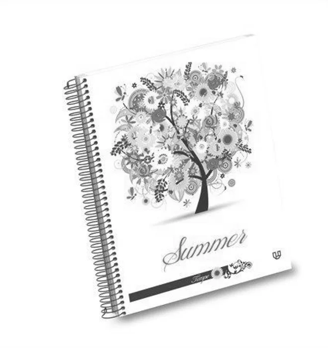Hlavný obrázok produktu Blok A5 "Tempo Seasons", motiv roční období, linkovaný