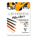 Blok Clairefontaine Lettering - A4, 20 listov, 190 g