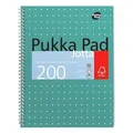 Blok "Metallic Jotta", A4+, štvorčekový, 100 listov, špirálová väzba, PUKKA PAD