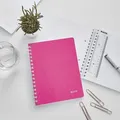 Ďalší obrázok produktu Blok Leitz WOW A5, PP, linka, ružová