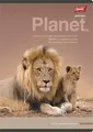 Blok so špirálou "Planet", štvorčekovaný, A5, 96 listov, UNIPAP
