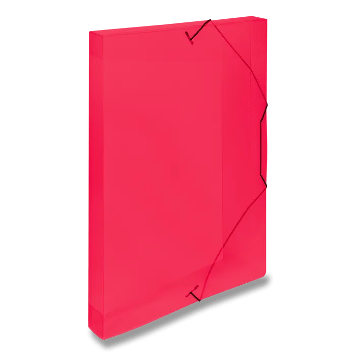 Hlavný obrázok produktu Box na dokumenty Transparent červené