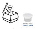 Ďalší obrázok produktu Burger box (PAP FSC Mix) nepremastiteľný kraft 135 x 135 x 100 mm [50 ks]