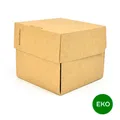 Box na hamburger, eko, kraft, 120 x 118 x 105 mm [25 ks]