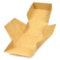 Ďalší obrázok produktu Box na hamburger, eko, kraft, 120 x 118 x 105 mm [25 ks]
