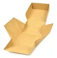 Box na hamburger, eko, kraft, 120 x 118 x 105 mm [25 ks]