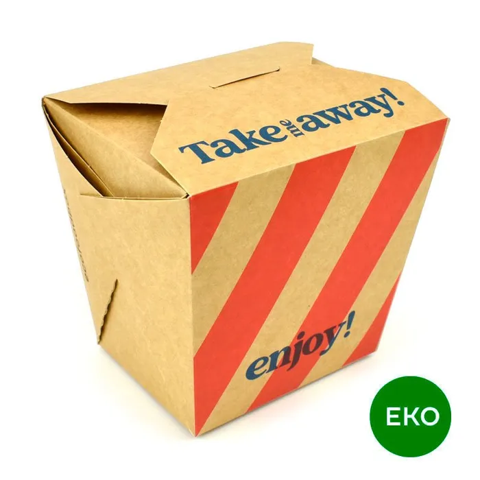 Hlavný obrázok produktu Box na nudle Take me away EKO, kraft, 950 ml [20 ks]