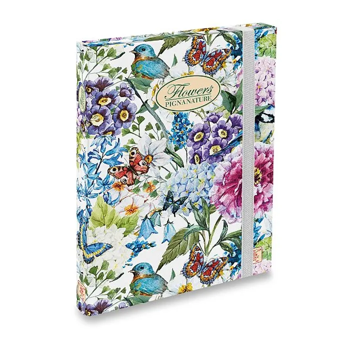 Hlavný obrázok produktu Box Pigna Nature Flowers A4, hřbet 30 mm, mix motivů