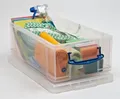 Box, plastový, s víkem, 12 l, průhledný, REALLY USEFUL