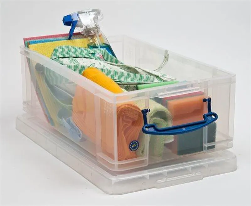 Hlavný obrázok produktu Box, plastový, s víkem, 12 l, průhledný, REALLY USEFUL