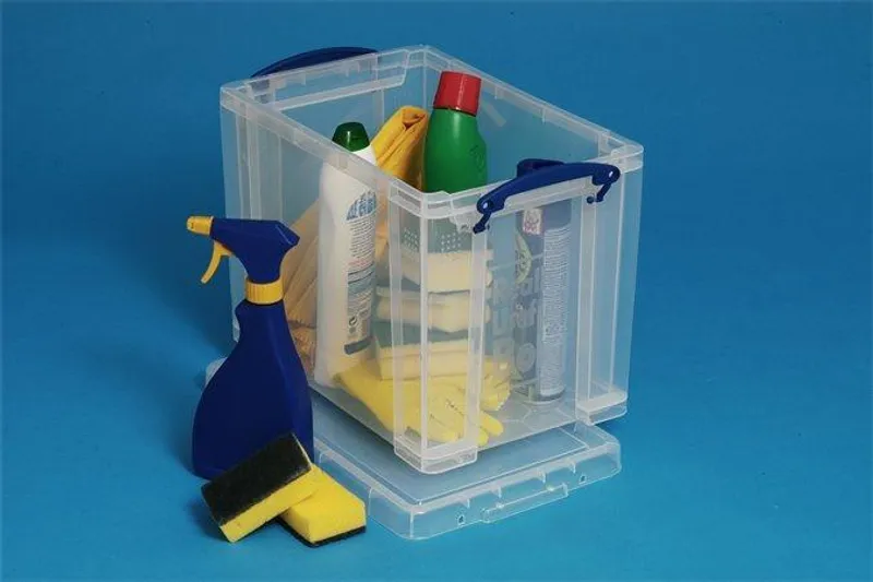 Hlavný obrázok produktu Box, plastový, s víkem, 19 l, průhledný, REALLY USEFUL