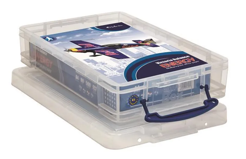 Hlavný obrázok produktu Box, plastový, s víkem, 4 l, průhledný, REALLY USEFUL