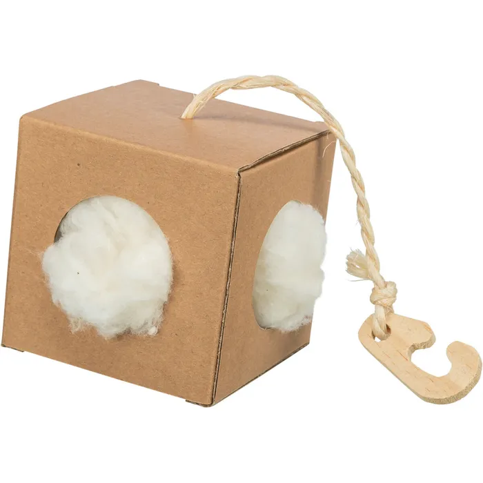 Hlavný obrázok produktu Box s hnízdícím materiálem, 9x9x9 cm/ 6g, karton/kapok