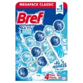 Bref Power Aktiv 4 Formula Ocean Breeze WC blok pre hygienickú čistotu a sviežosť 3 x 50 g