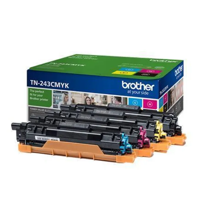 Hlavný obrázok produktu Brother originální toner TN243CMYK, CMYK, 1000str., Brother DCP-L3500, MFC-L3730, MFC-L37