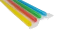 BUBBLE TEA plastové slamky 12x210mm mix [100 ks] (znova použiteľná)