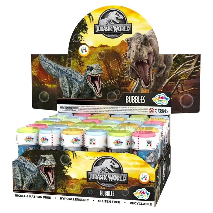 Hlavný obrázok produktu Bublifuk DULCOP 60 ml, Jurassic World bubbles