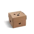 Ďalší obrázok produktu Burger box (PAP FSC Mix) rozkladací nepremastiteľný kraft 120 x 120 x 100 mm [100 ks]