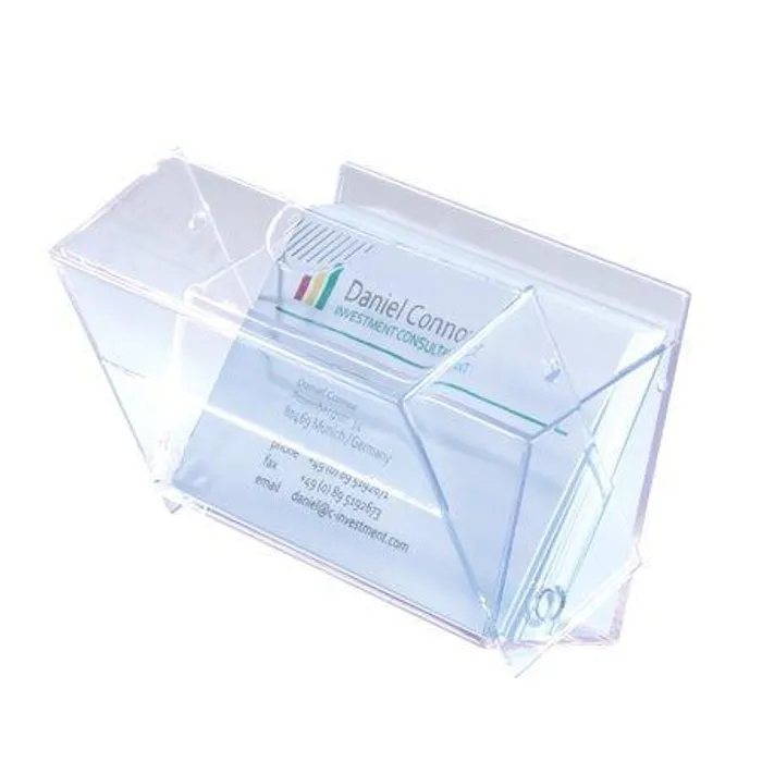 Hlavný obrázok produktu Business card box, plastic, SIGEL, clear