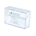 Business card box, plastic, SIGEL, clear