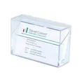 Business card box, plastic, SIGEL, clear