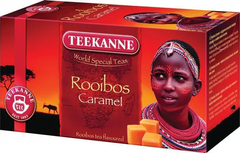 Hlavný obrázok produktu Bylinný čaj "Rooibos Caramel", karamel, 20x1,75g, TEEKANNE
