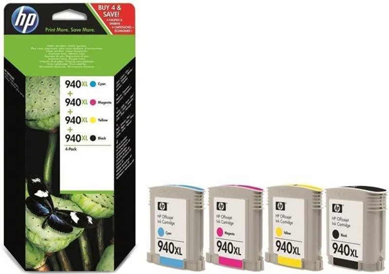Hlavný obrázok produktu C2N93A Inkjet cart. pro multipack Officejet Pro 8000, HP 940xl c+m+y+k