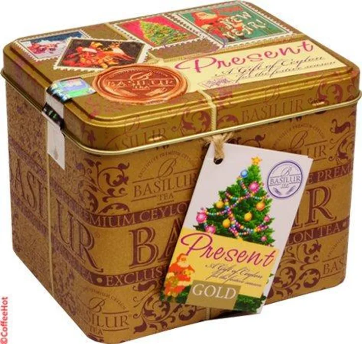 Hlavný obrázok produktu Čaj "BASILUR Present Gold", černý, 100g