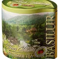 Ďalší obrázok produktu Čaj „BASILUR Summer“, zelený čaj s kúskami jahôd, 100 % cejlónsky