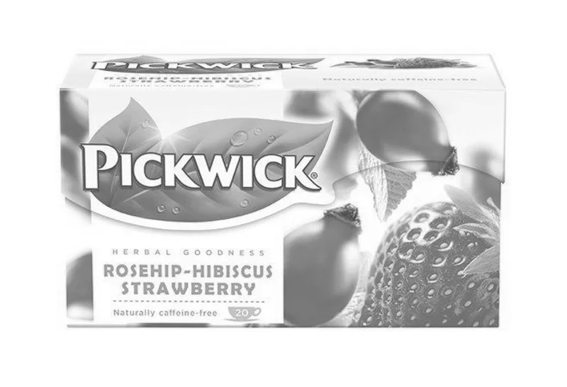 Hlavný obrázok produktu Čaj, bylinný, 20x2,5 g, PICKWICK, jahoda, šípek a ibišek