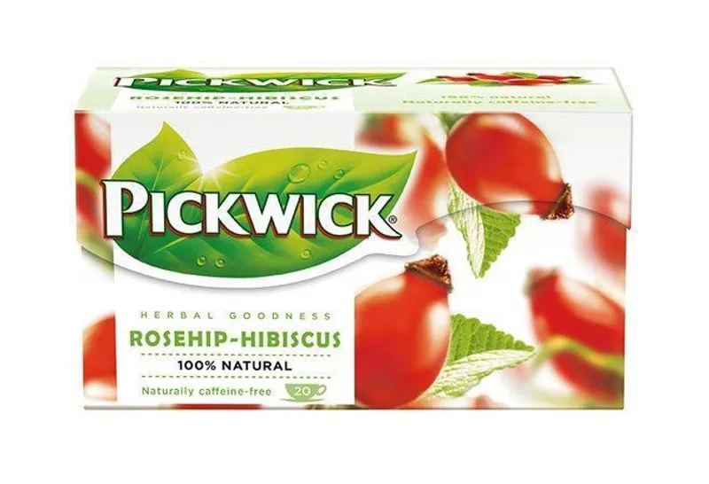 Hlavný obrázok produktu Čaj, bylinný, 20x2,5 g, PICKWICK, šípek a ibišek